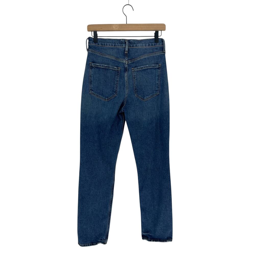 Agolde Riley Long High Rise Straight Jeans - Picture 9 of 12